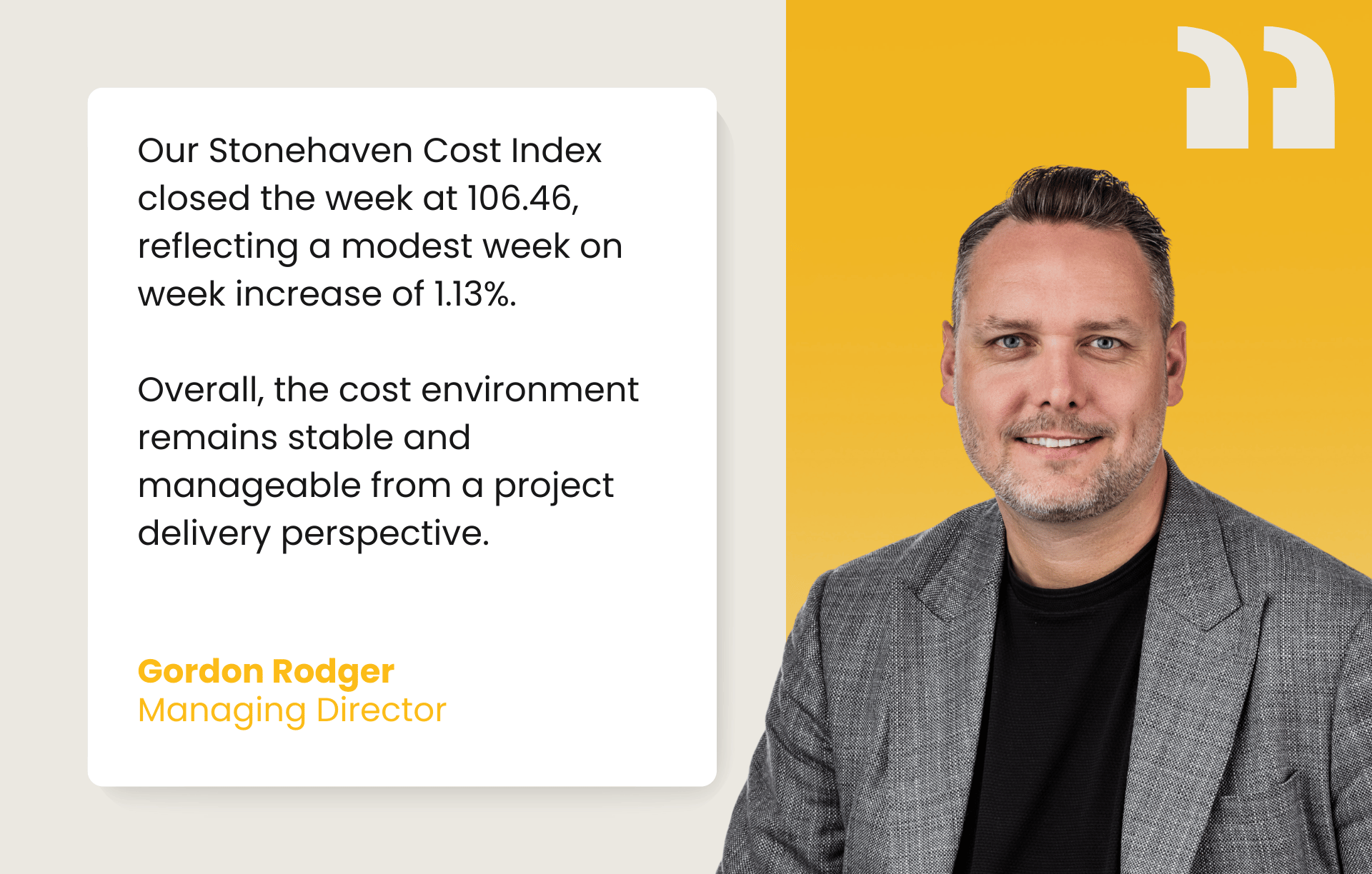 Quote on Stonehaven Insight