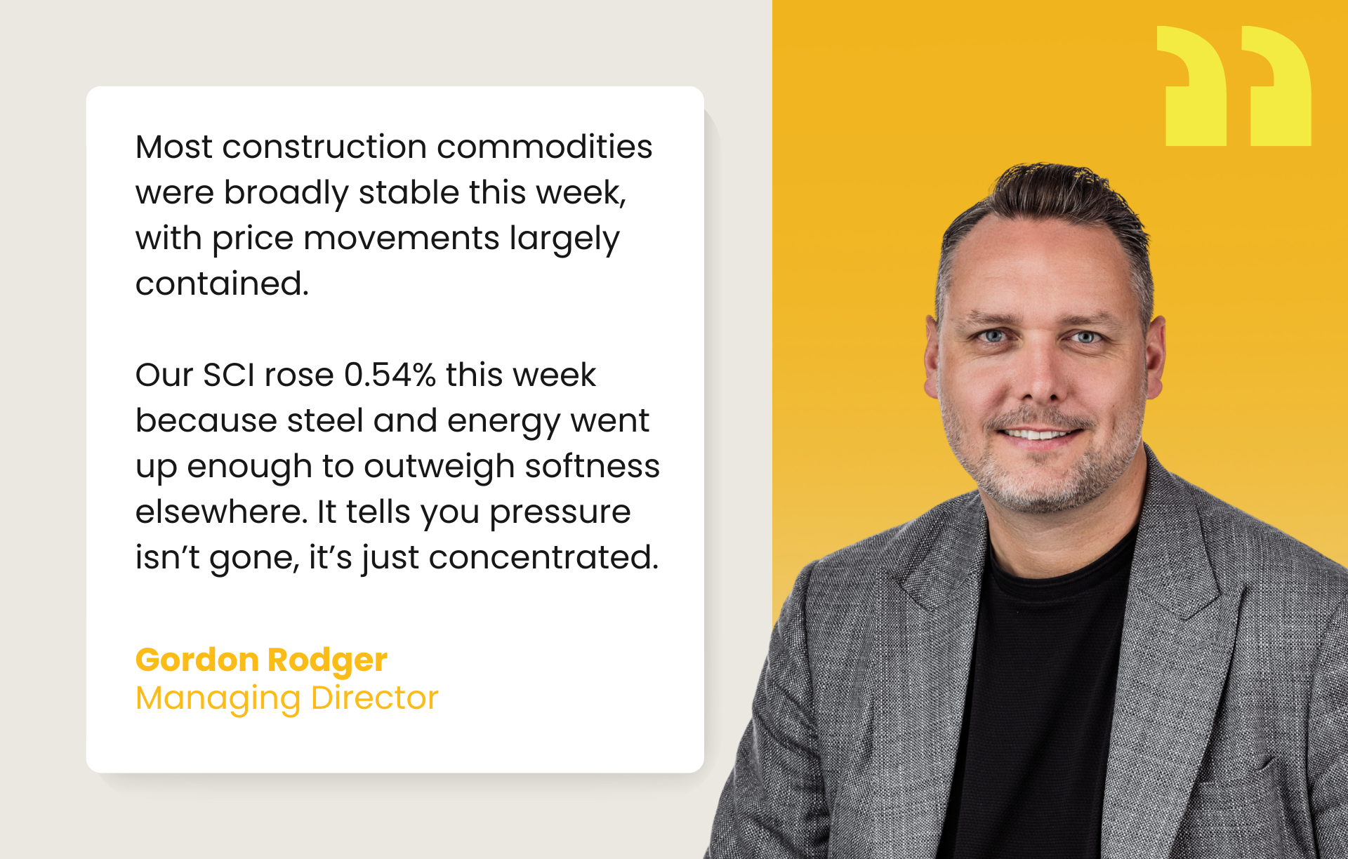 Quote on Stonehaven Insight