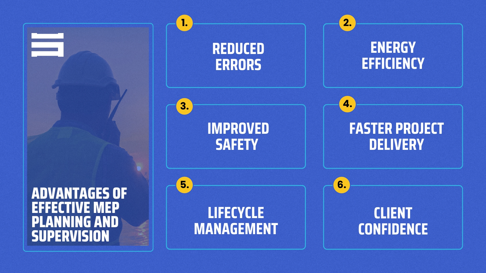 Advantages of Effective MEP Planning Advantages of Effective MEP Planning