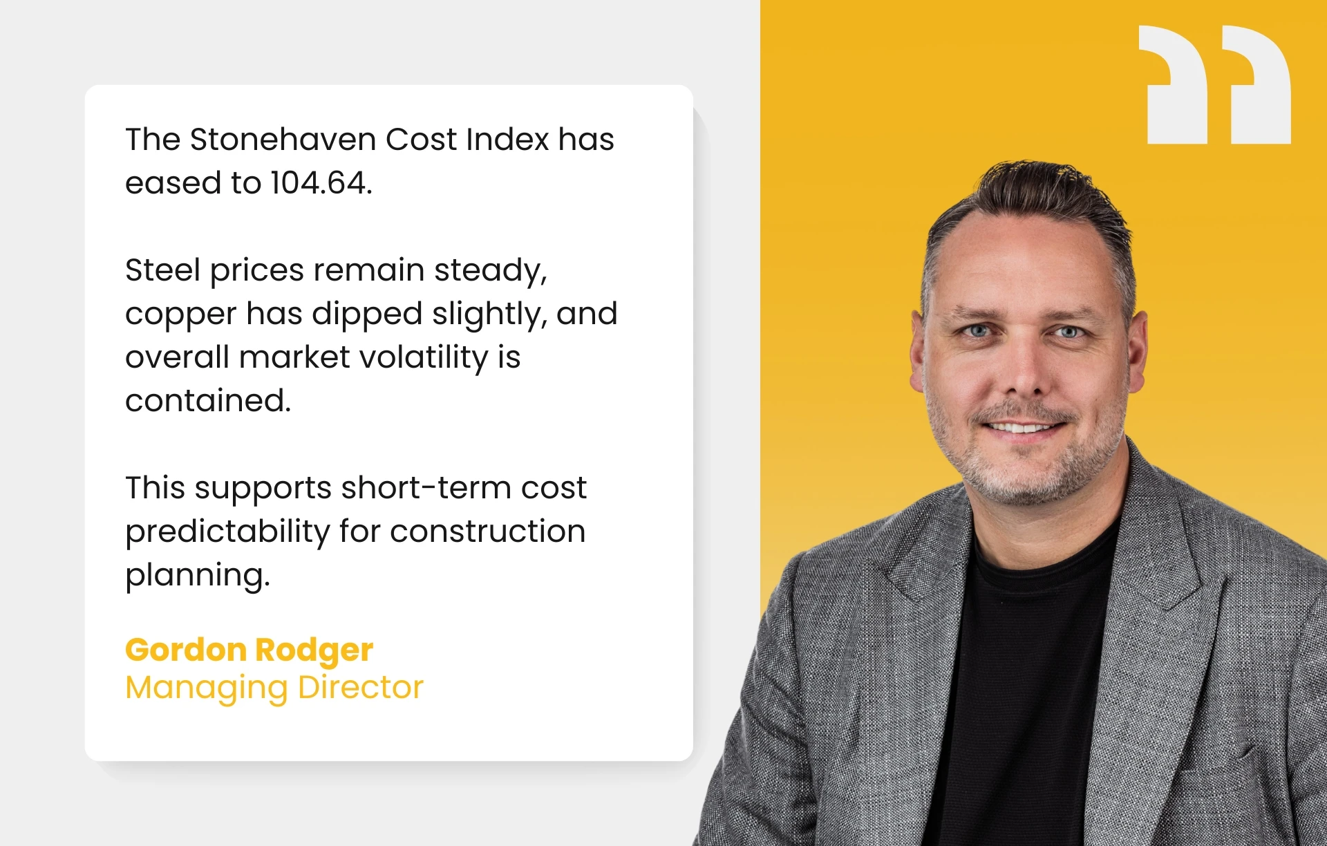 Quote on Stonehaven Insight